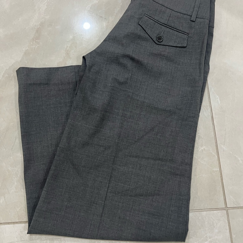 BCBGMaxAzria Gray Pantsuit Classic Professional Design